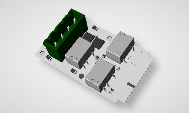 3D-CAD Modell eines Mini-PCIes